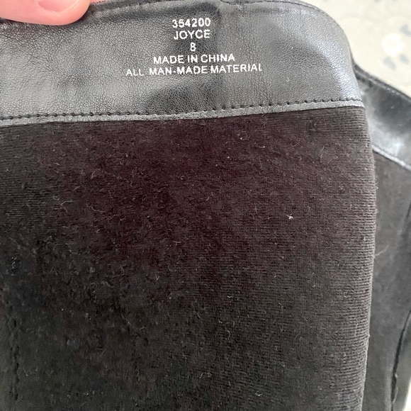 Black suede studded boots - Picture 3 of 4